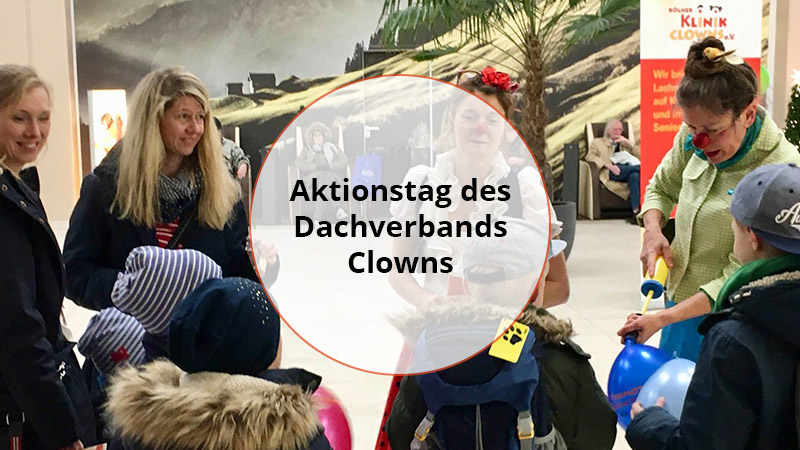 Aktionstag des Dachverbands Clowns - Kölner Klinkclowns