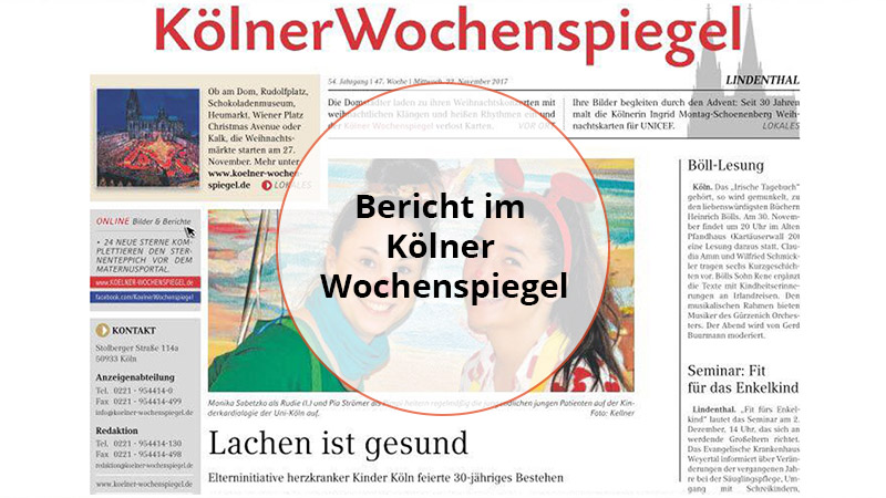 Bericht im Kölner Wochenspiegel - KKC