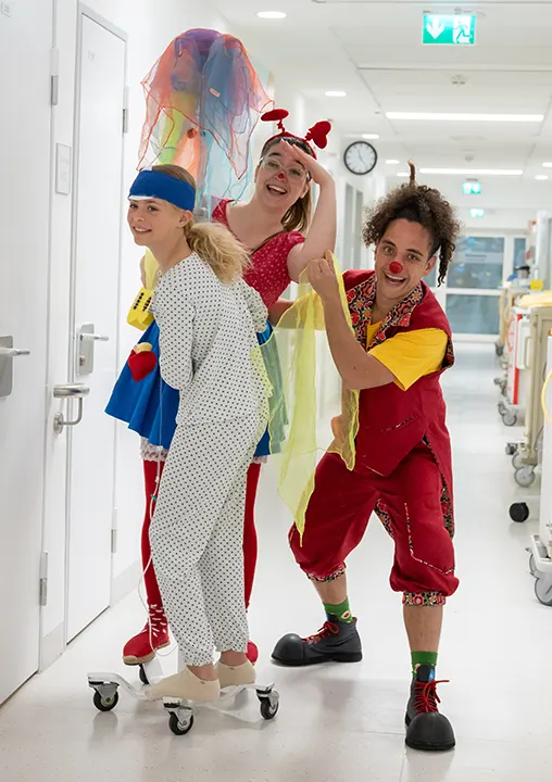 Kölner Klinik Clowns im Krankenhaus