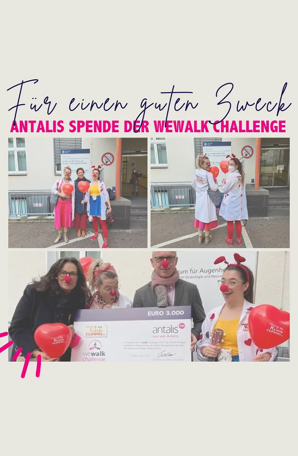 Spendenaktion für Kölner Klinik-Clowns - Antalis